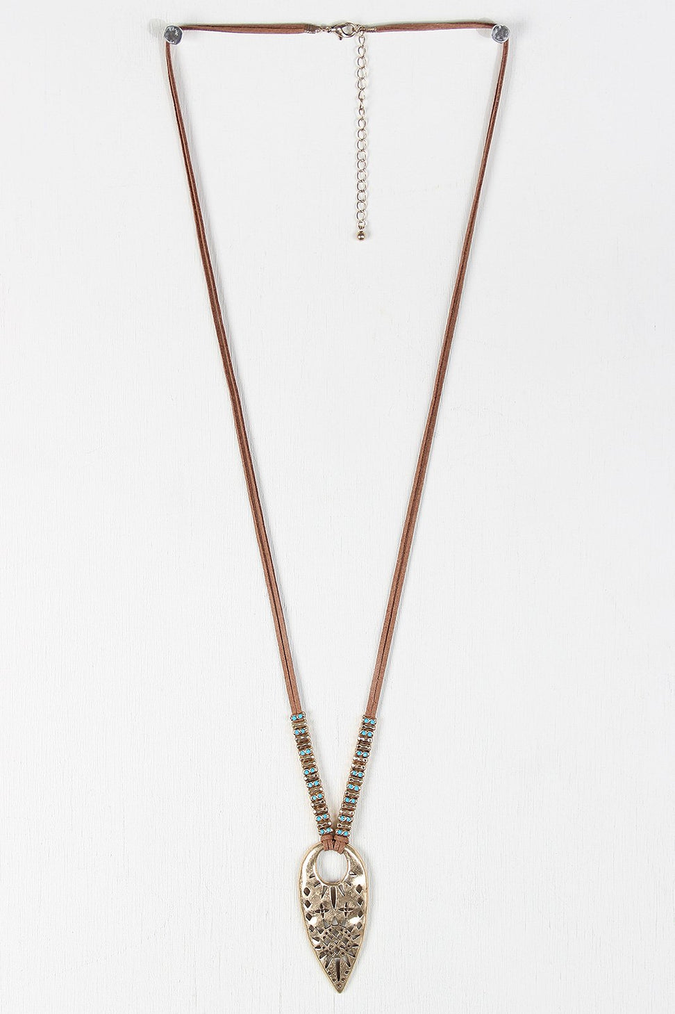 Decorative Arrow Pendant Necklace Set