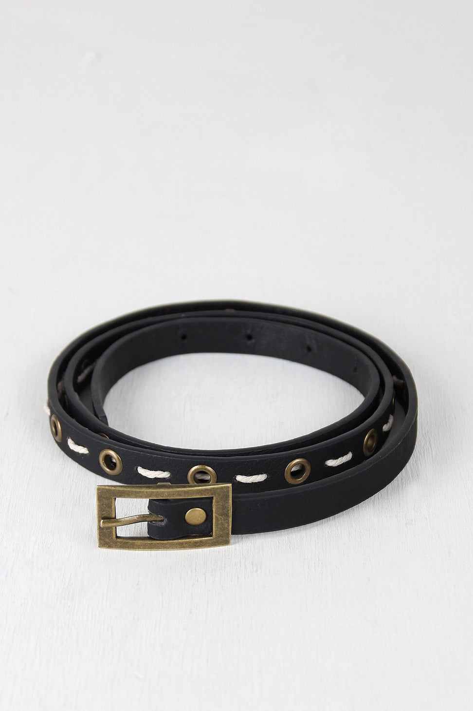 Morse Code Skinny Belt - NoveltyOne