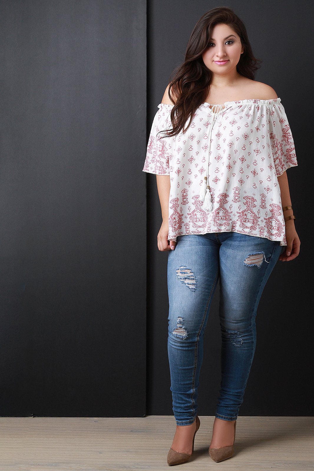 Off The Shoulder Boho Peasant Blouse - NoveltyOne