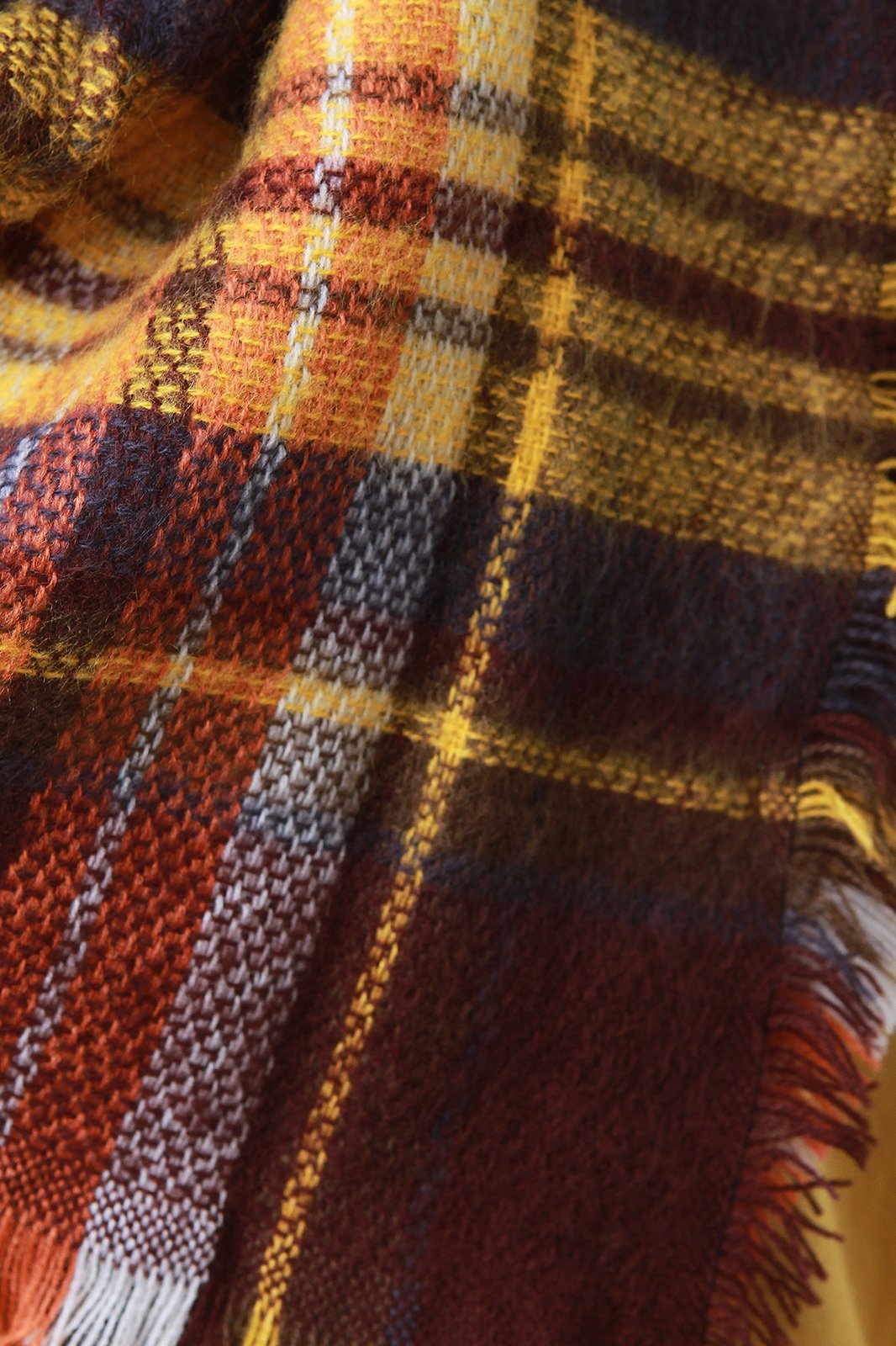 Multi Colored Plaid Blanket Scarf - NoveltyOne