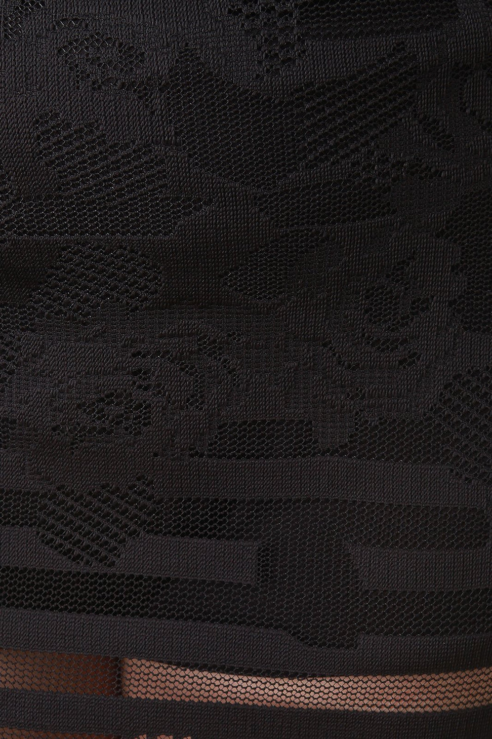 Lace Knee Length Pencil Skirt