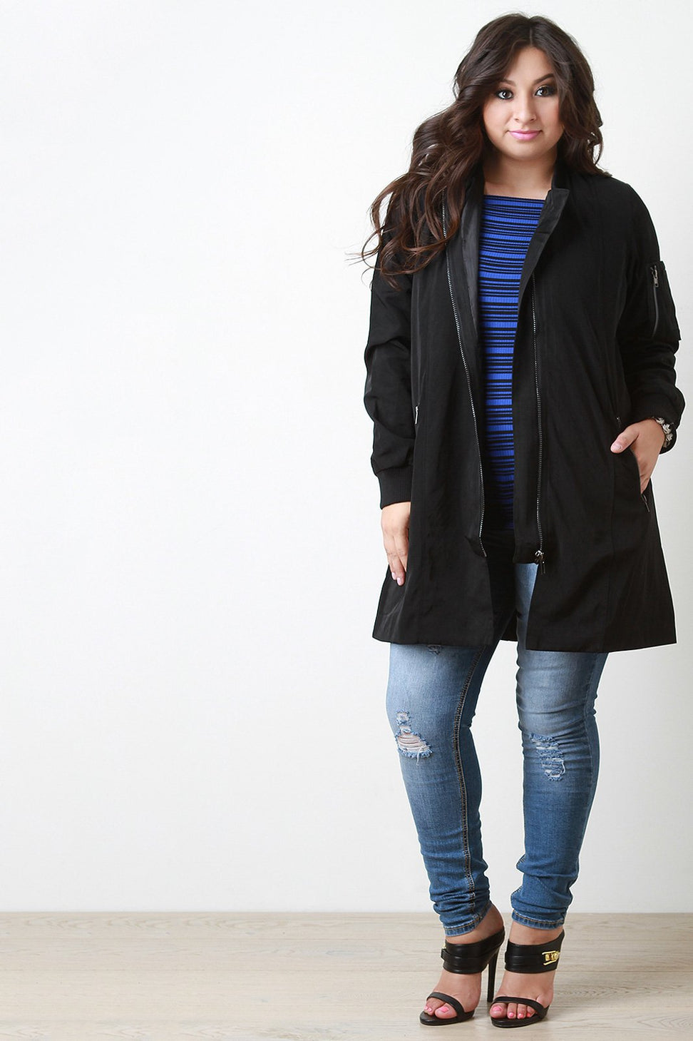 Longline Bomber Jacket - NoveltyOne