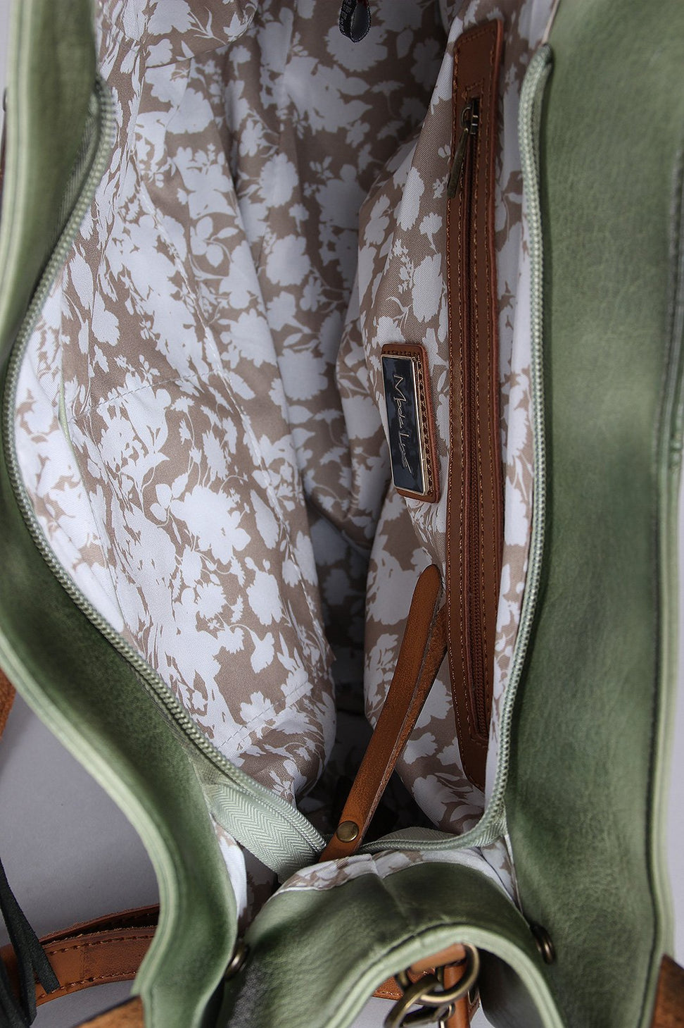 Distressed Vegan Leather Tassel Bag - NoveltyOne