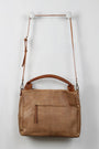 Distressed Vegan Leather Tassel Bag - NoveltyOne