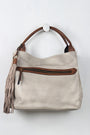 Distressed Vegan Leather Tassel Bag - NoveltyOne