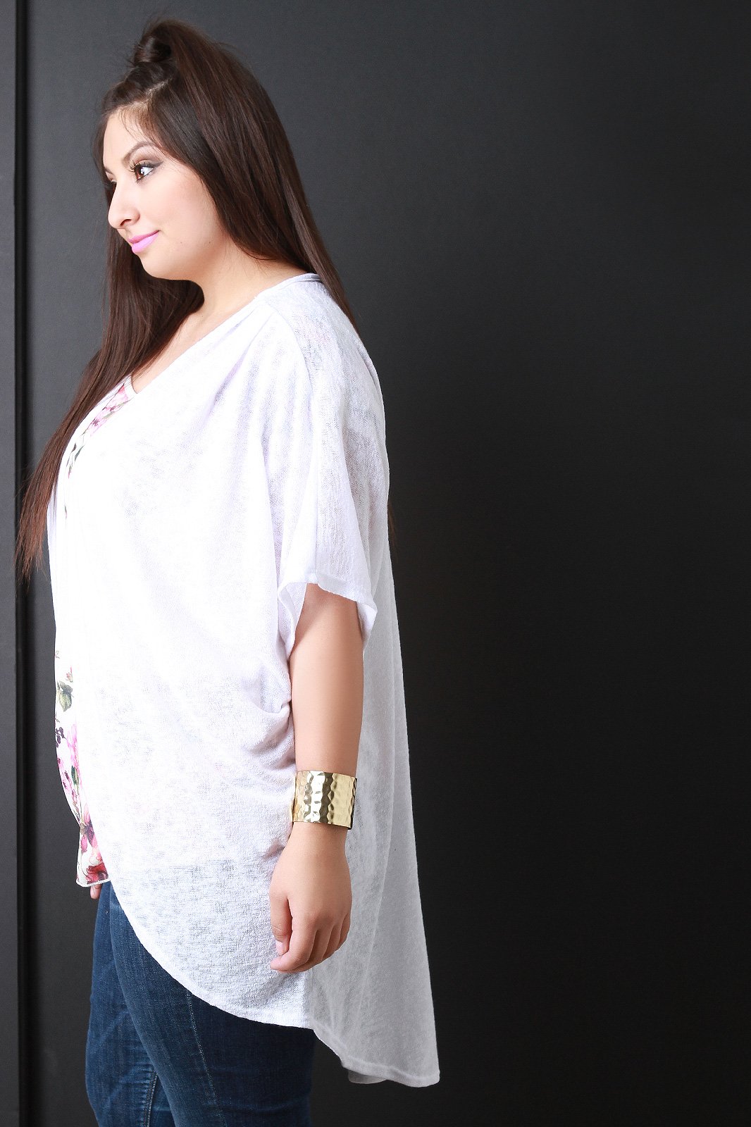 Dolman Sleeves Open Front Knit Cardigan - NoveltyOne