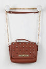 Dangerously Chic Spiked Cross Body Mini Bag