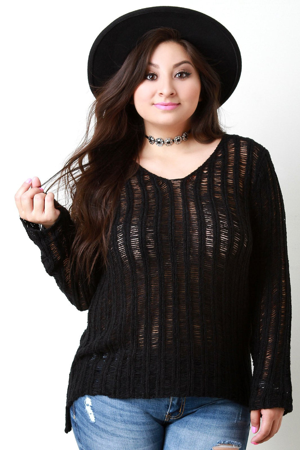 Loose Knit Boxy Sweater - NoveltyOne