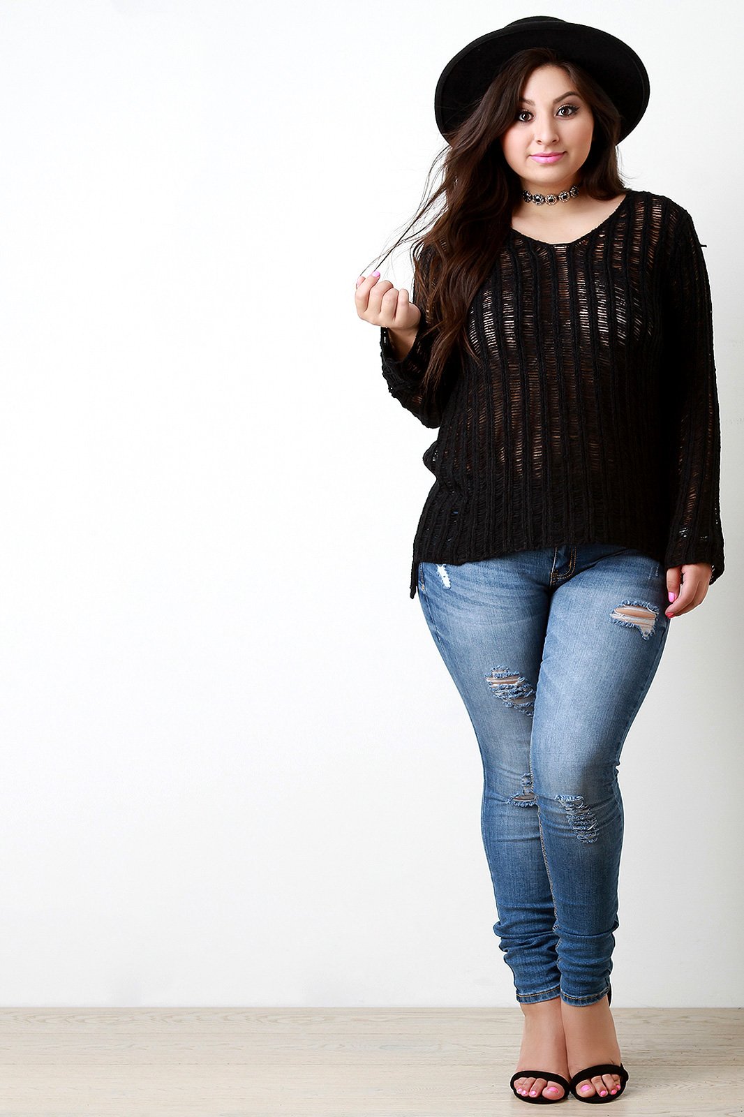 Loose Knit Boxy Sweater - NoveltyOne