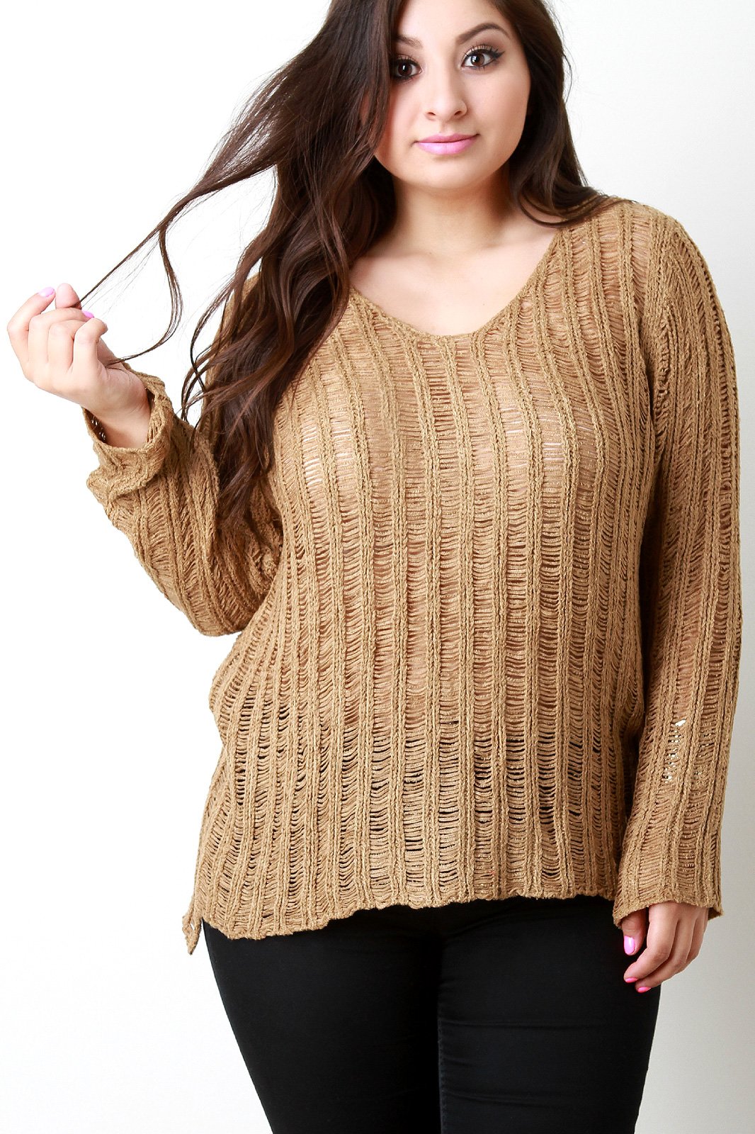 Loose Knit Boxy Sweater - NoveltyOne