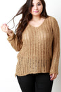 Loose Knit Boxy Sweater - NoveltyOne