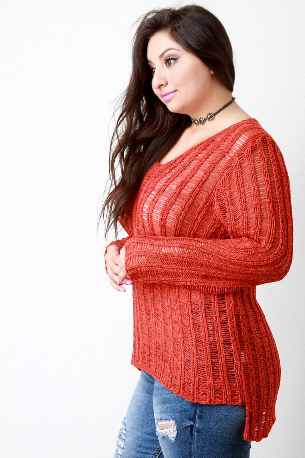 Loose Knit Boxy Sweater - NoveltyOne