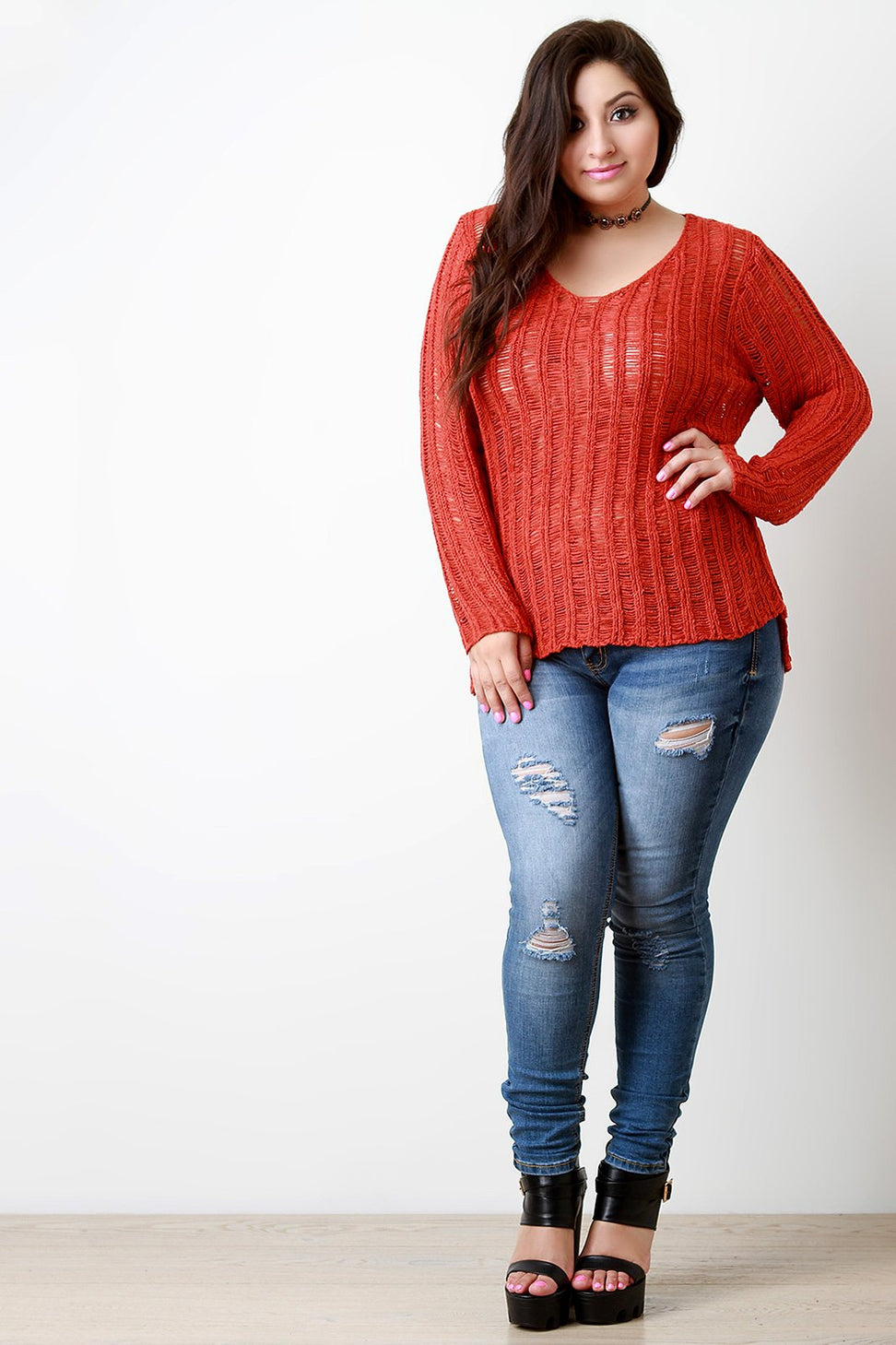 Loose Knit Boxy Sweater - NoveltyOne