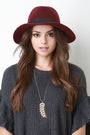 Felted Wool Fedora Hat - NoveltyOne