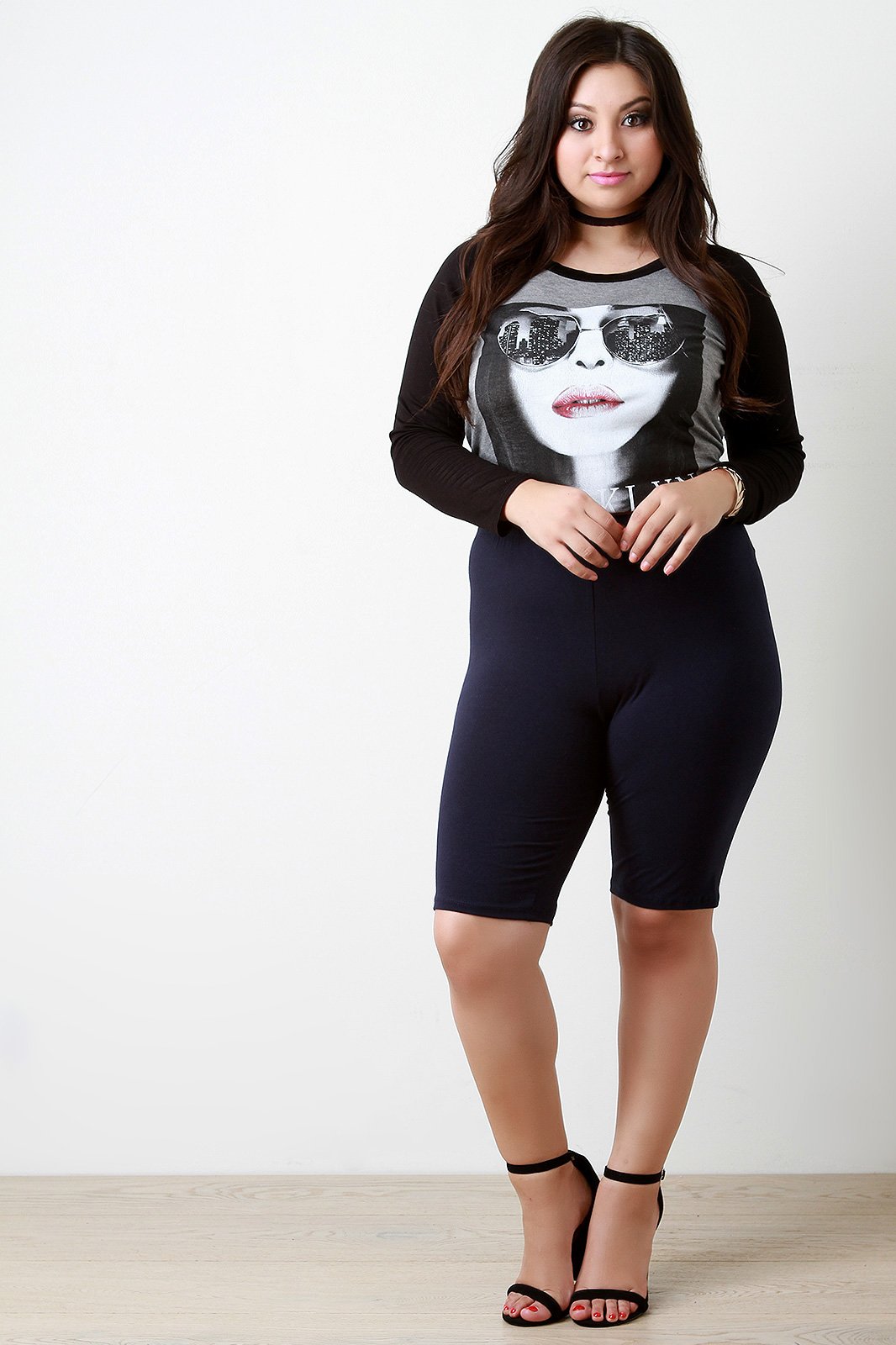 Knee Length Legging Shorts