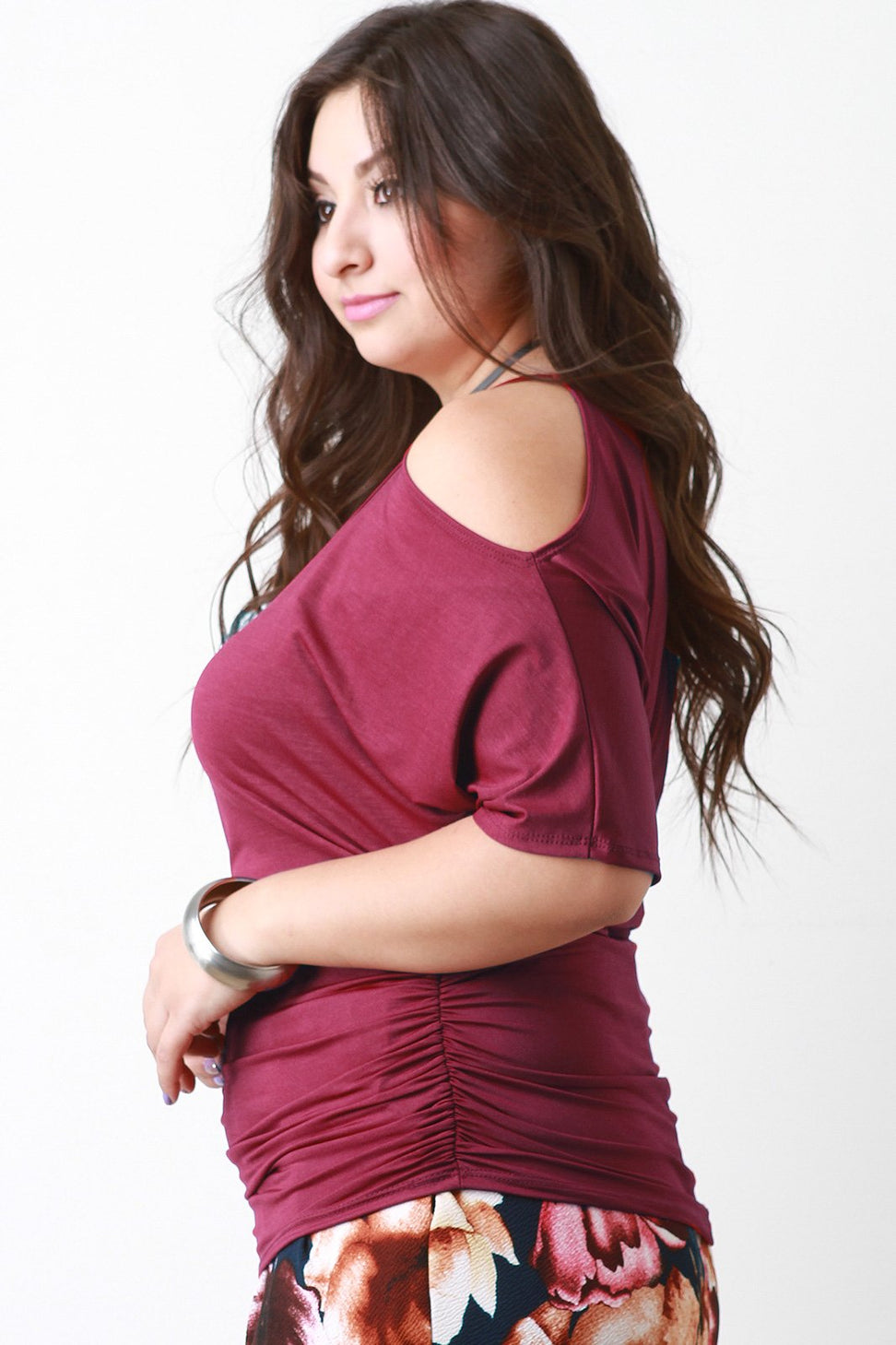 Cold Shoulder Choker Top