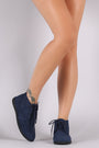 Suede Lace Up Desert Booties