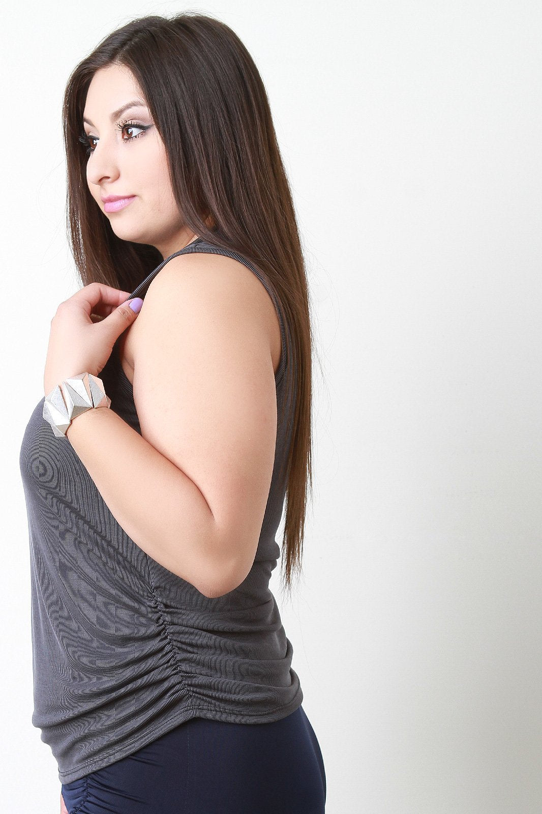 Lattice Choker Sleeveless Top