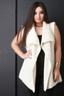 Pulled Knit Sweater Vest