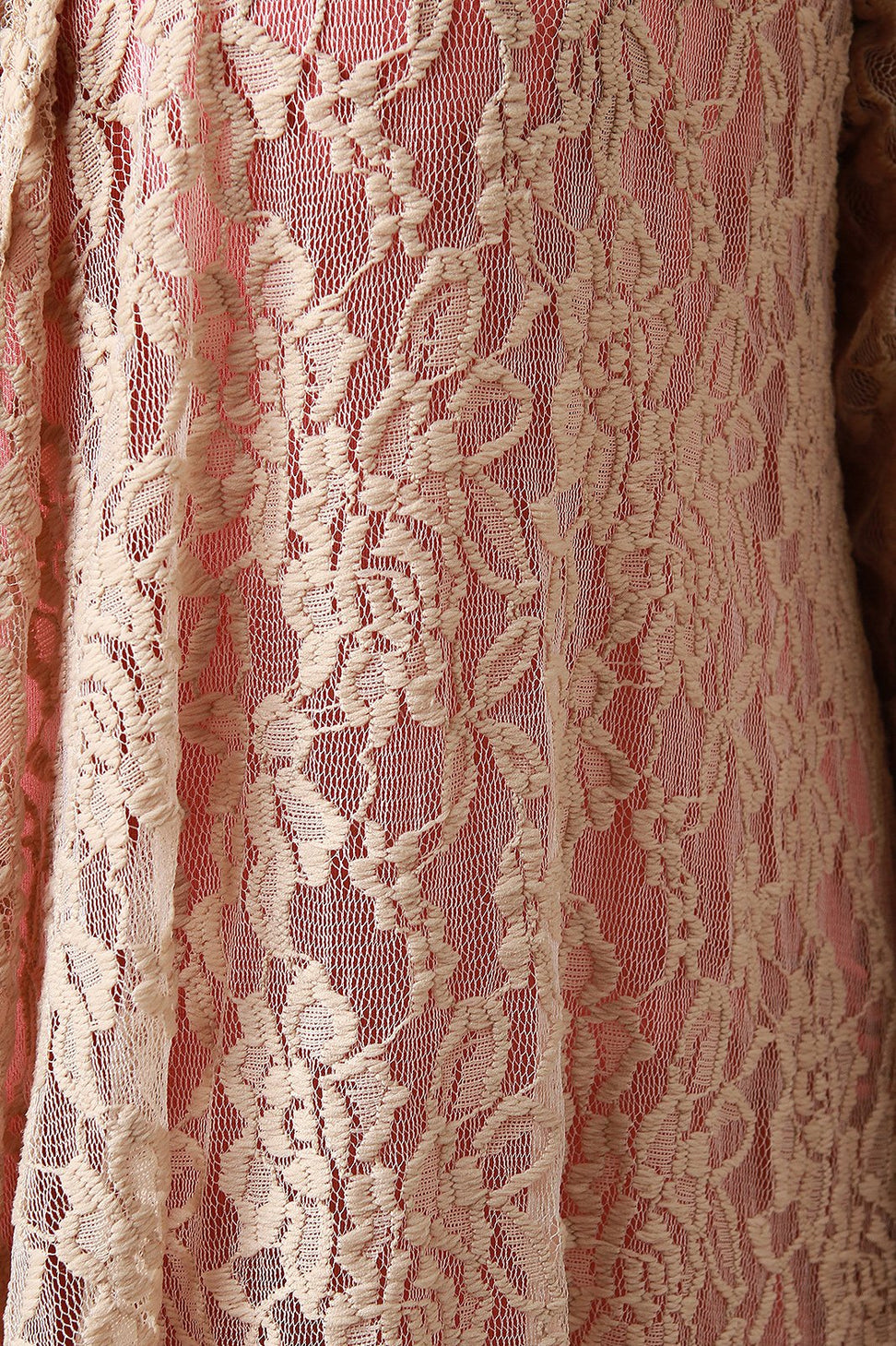 Open Cascade Front Longline Lace Cardigan