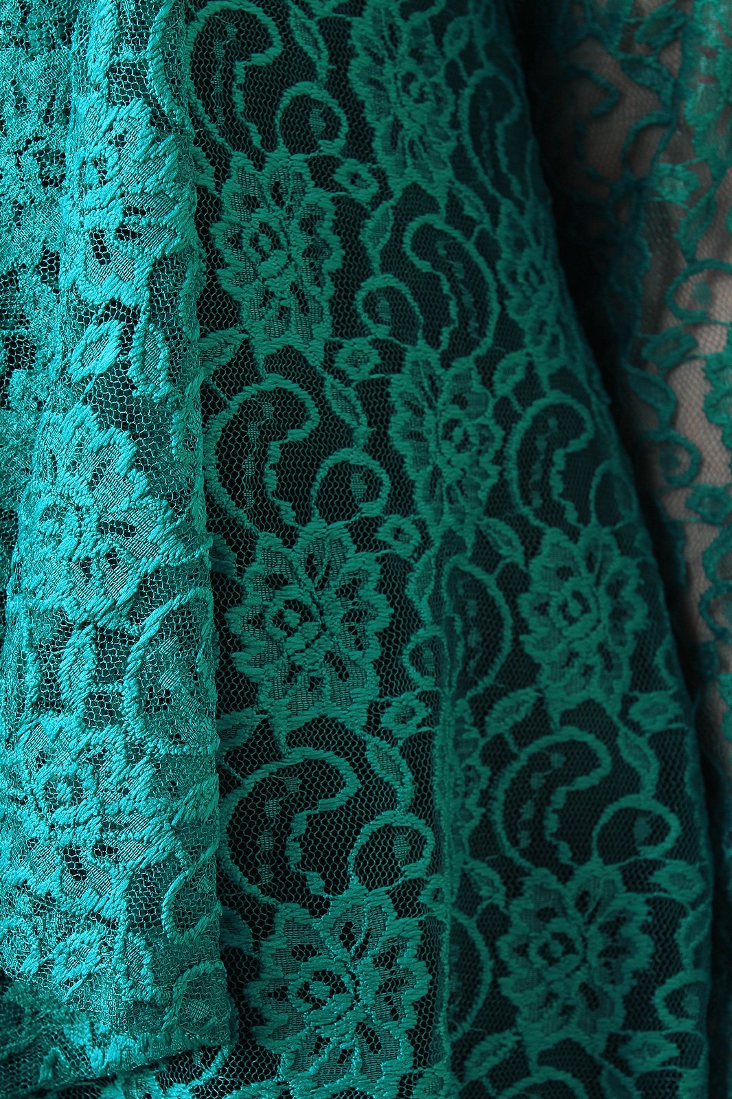 Open Cascade Front Longline Lace Cardigan