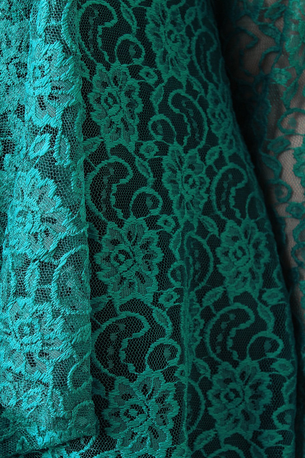 Open Cascade Front Longline Lace Cardigan