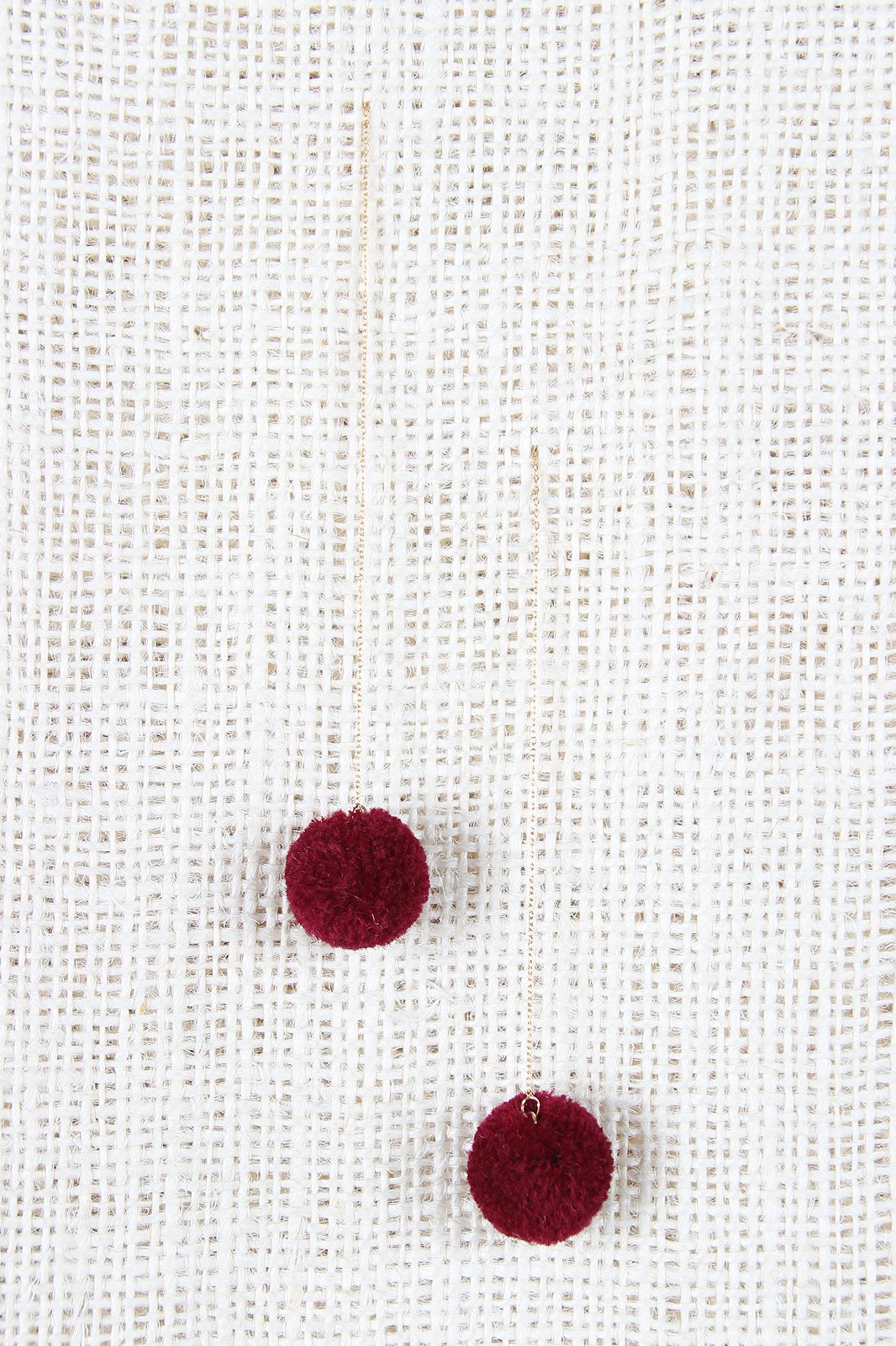 Dangle Pom Pom Earrings