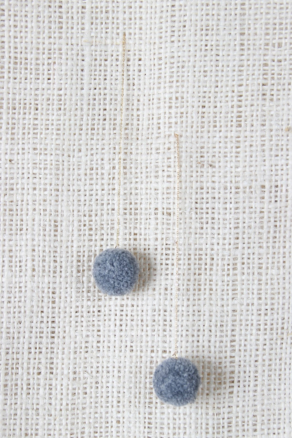 Dangle Pom Pom Earrings