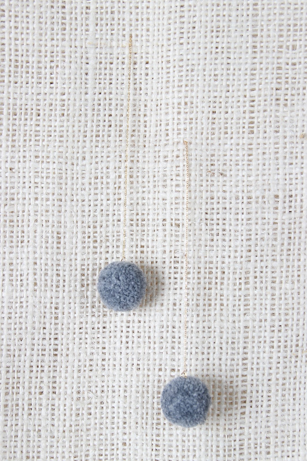 Dangle Pom Pom Earrings