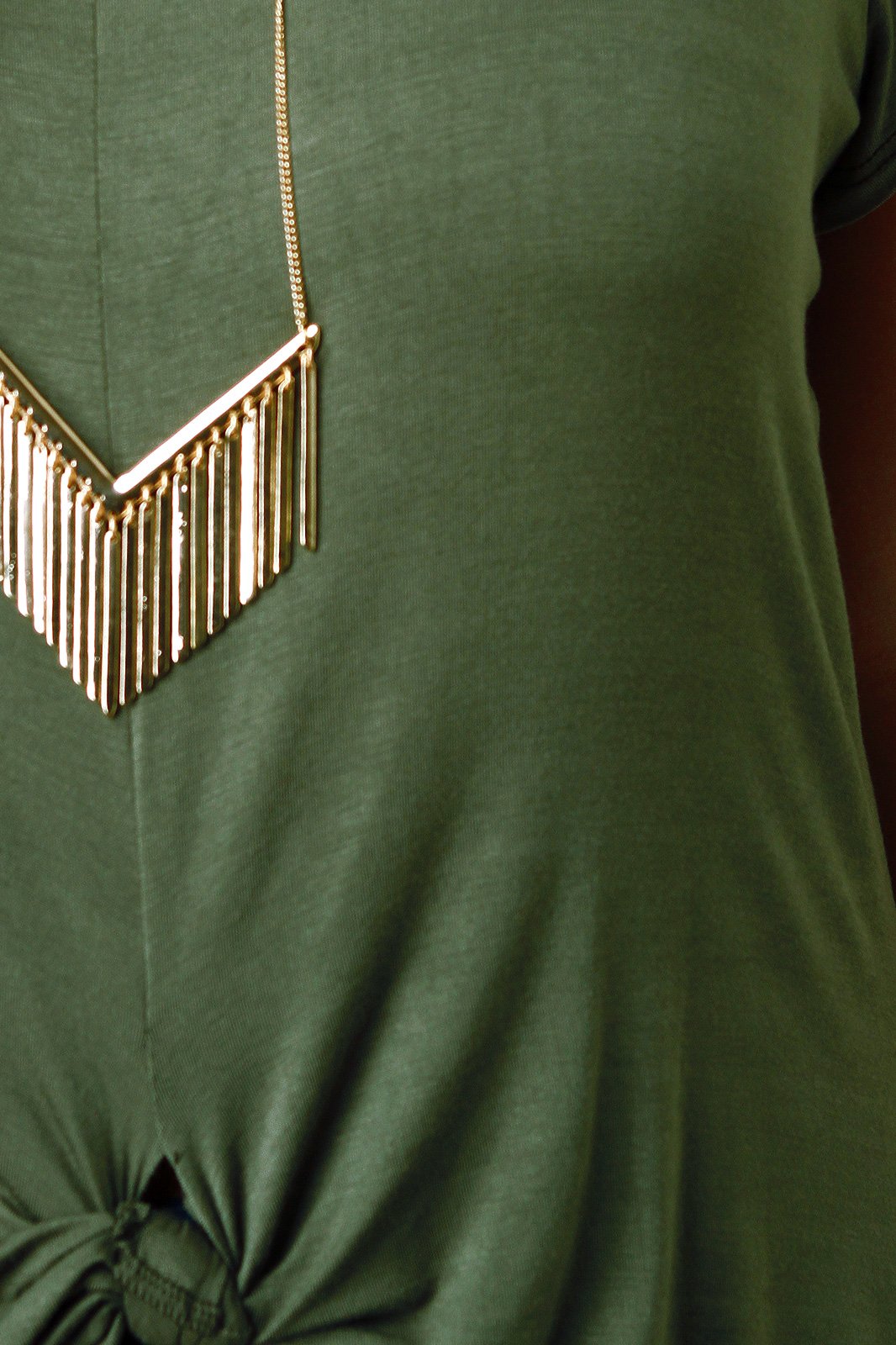 Jersey Twist Knot High Low Maxi Top