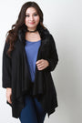 Detachable Faux Fur Collar Cardigan - NoveltyOne