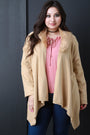 Detachable Faux Fur Collar Cardigan - NoveltyOne
