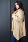 Detachable Faux Fur Collar Cardigan - NoveltyOne
