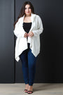 Detachable Faux Fur Collar Cardigan - NoveltyOne