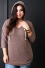 Casual Hooded Dolman Sleeve Sweater