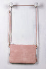 Faux Fur Striped Crossbody Bag