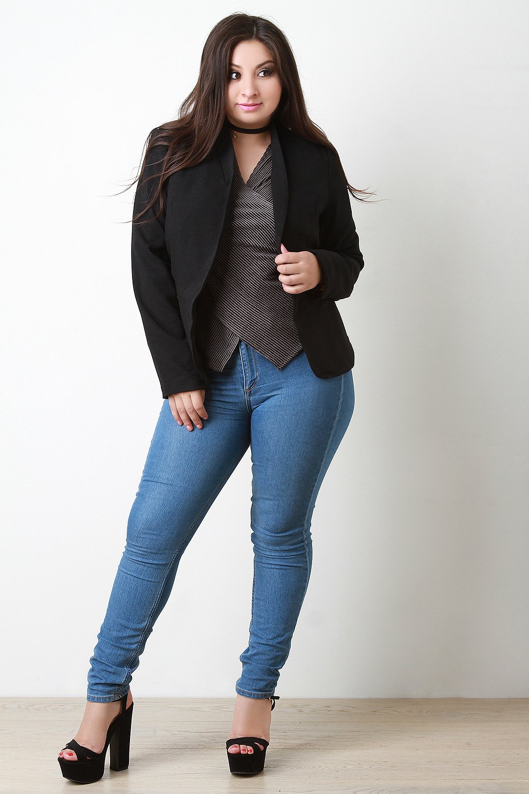 Shawl Collar Lapel Blazer