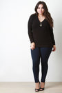 Slim Fit V Neck Light Sweater