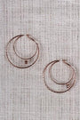 Double Hoop Rhinestone Earring - NoveltyOne