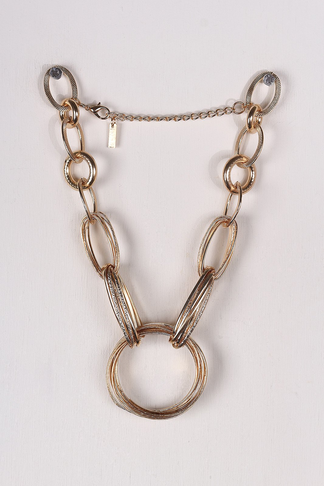Statement Chain Link Necklace Set