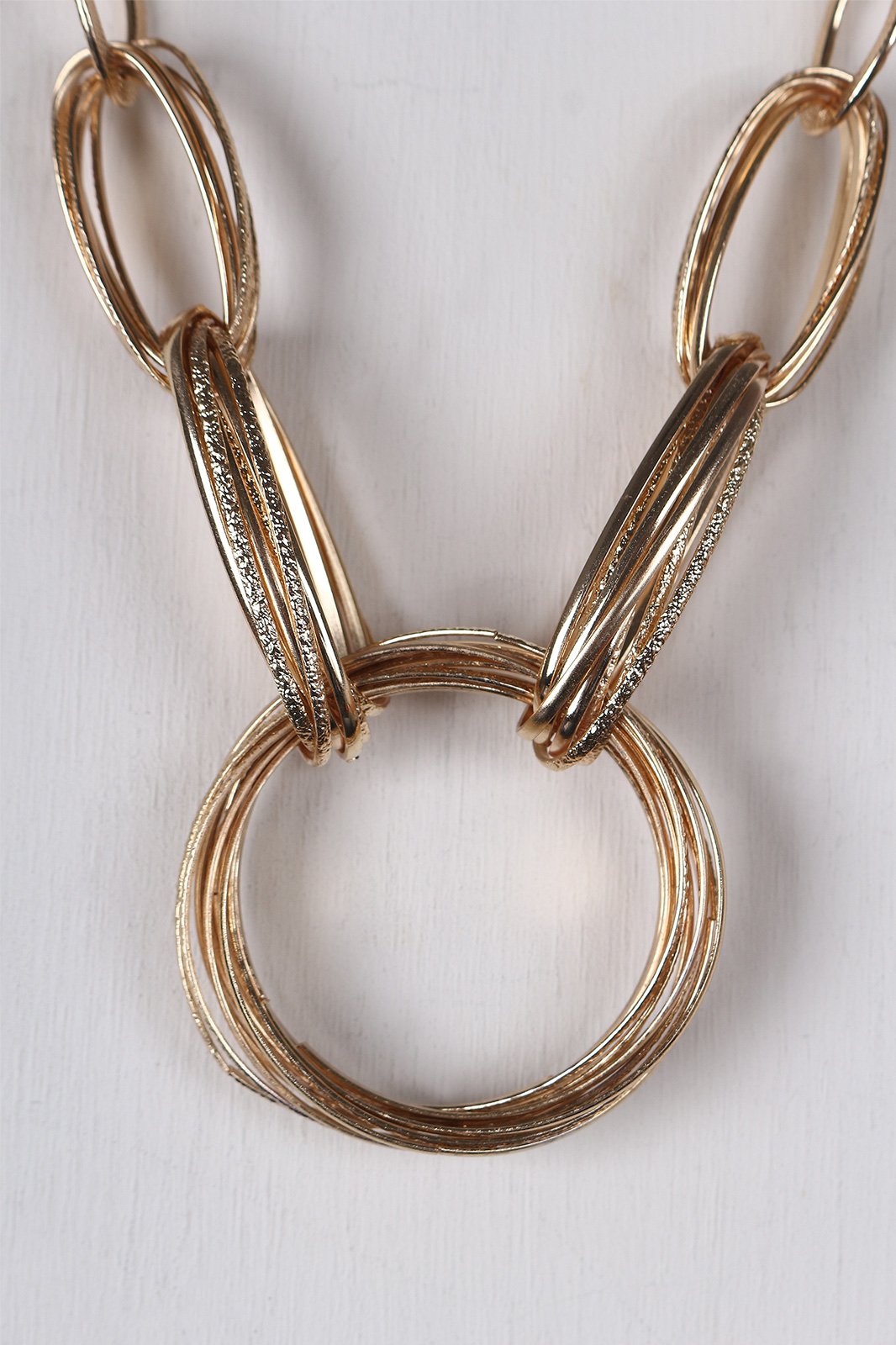 Statement Chain Link Necklace Set