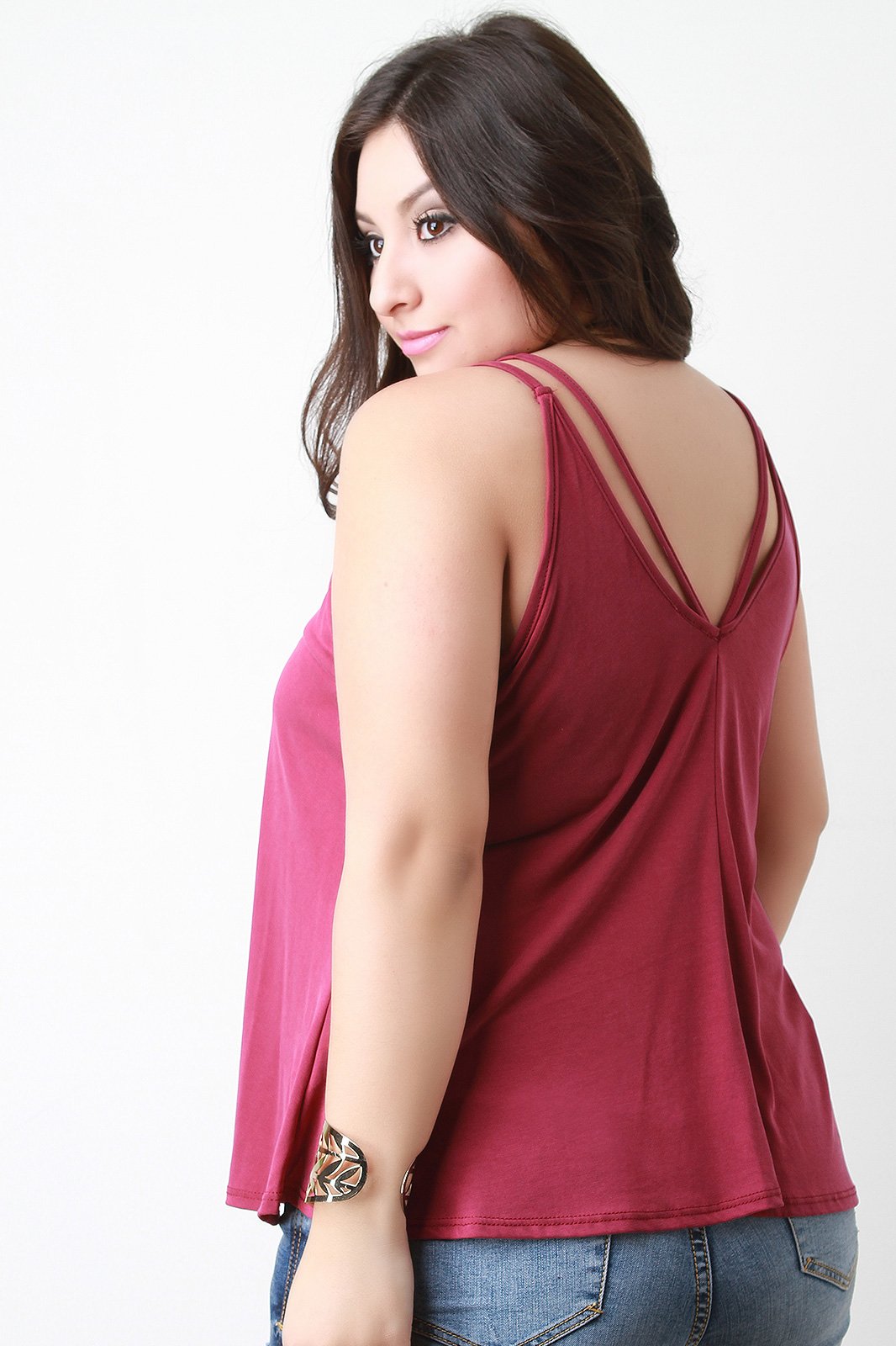 V-Strap Trapeze Top