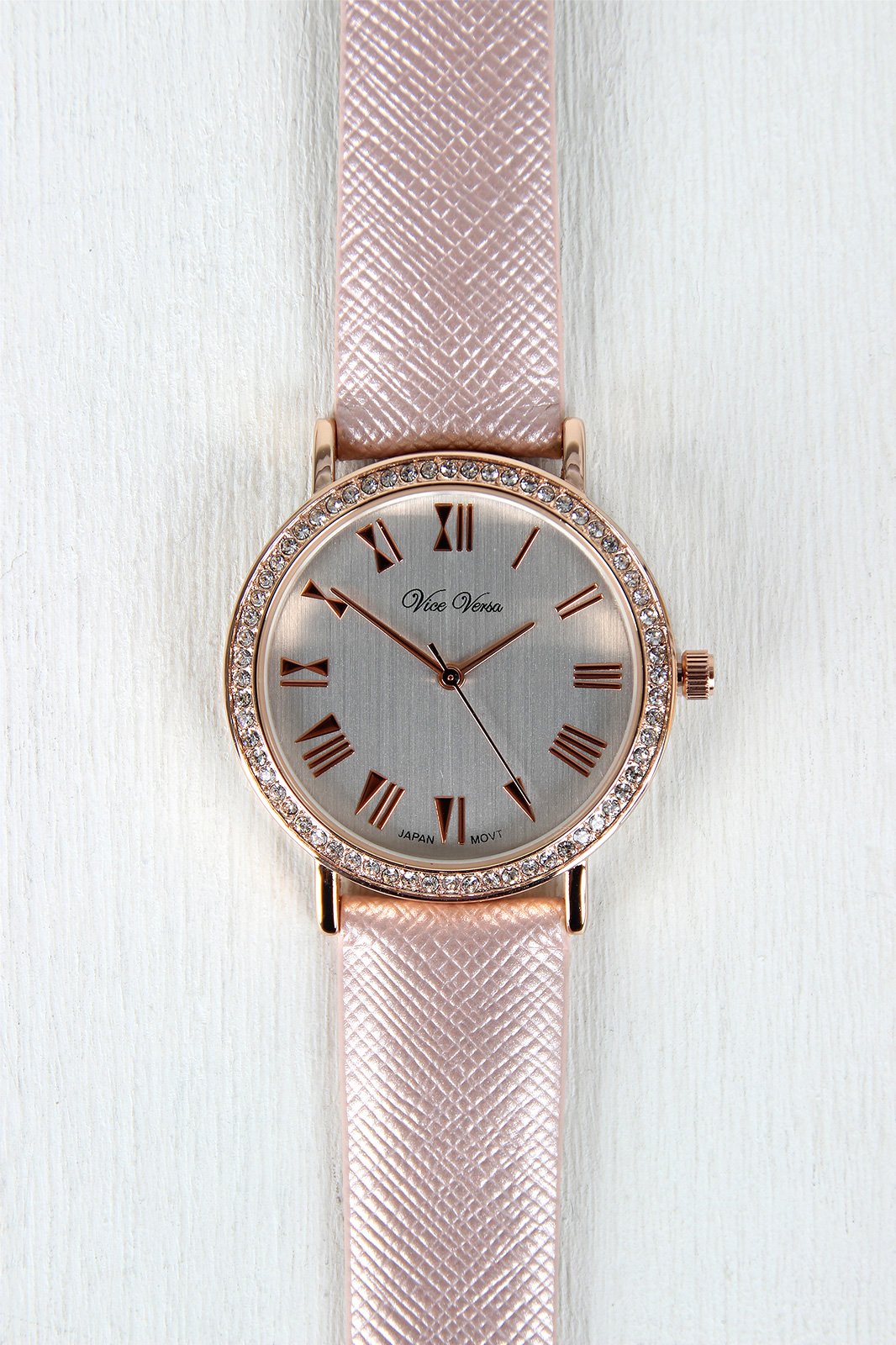 Glitz And Glam Vegan Leather Watch