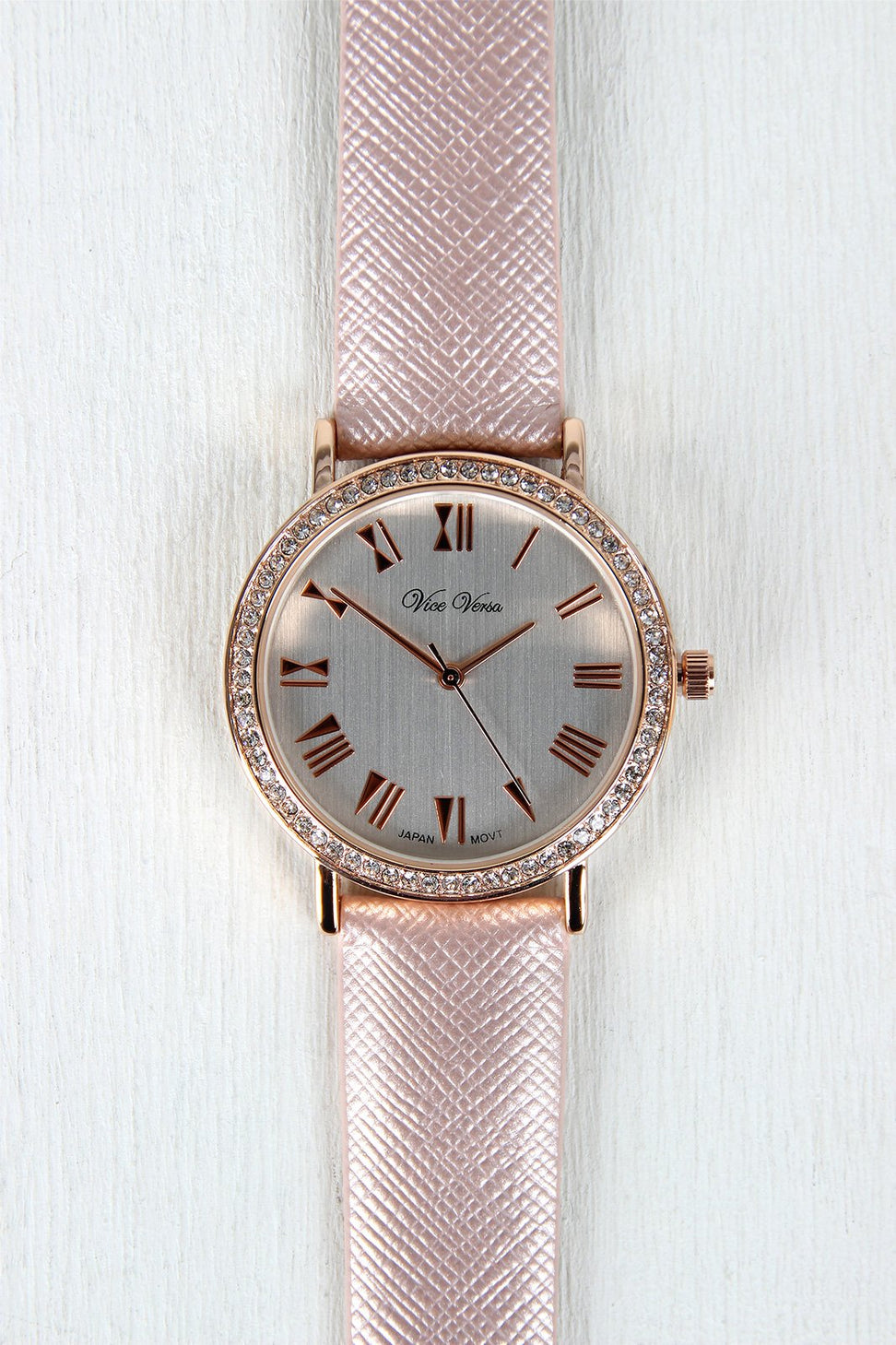 Glitz And Glam Vegan Leather Watch