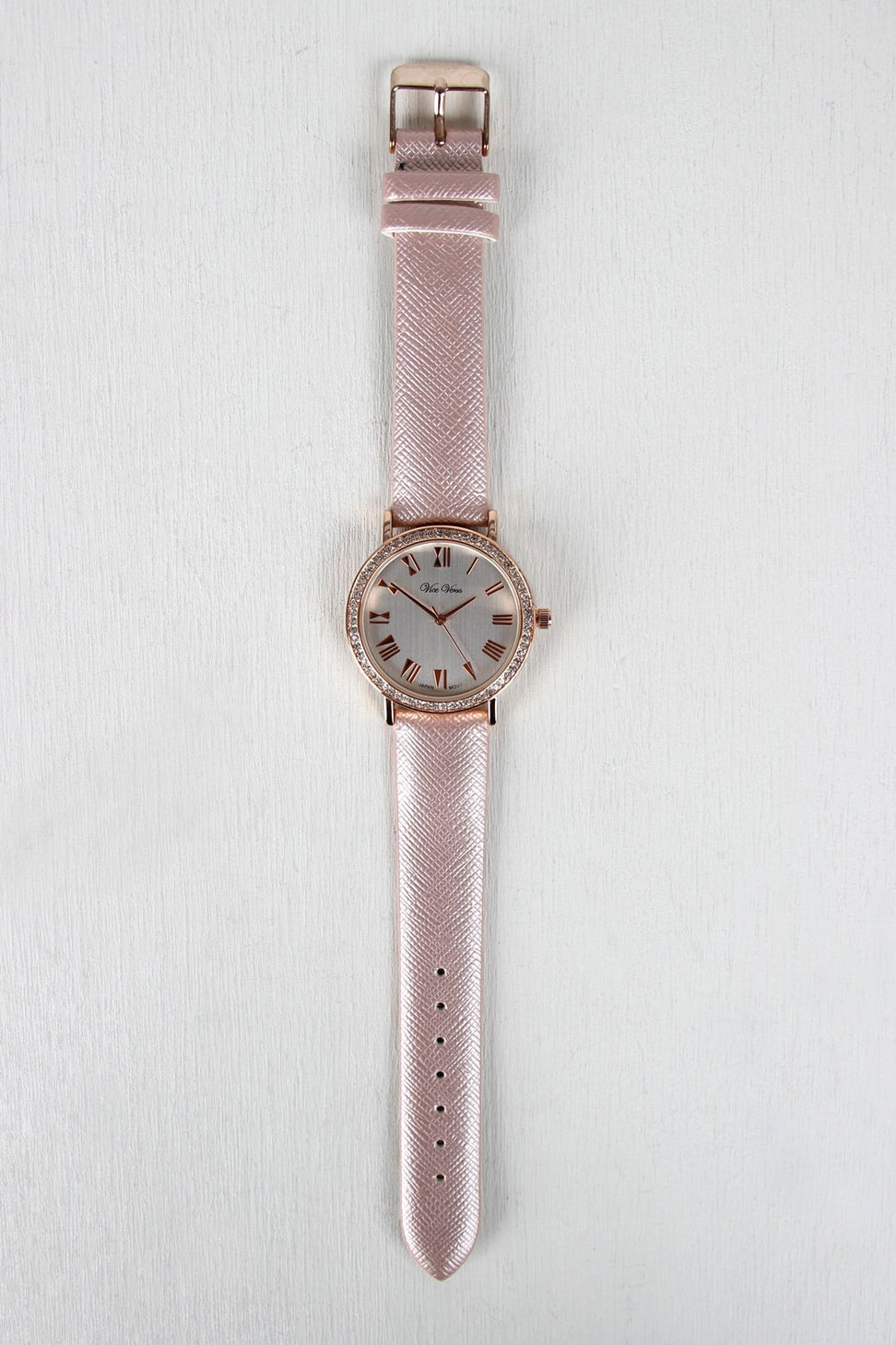 Glitz And Glam Vegan Leather Watch
