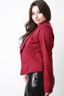 Flap Collar Blazer Jacket - NoveltyOne
