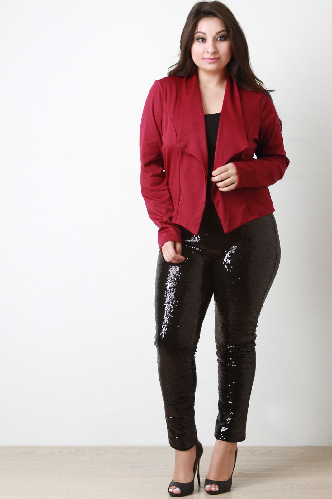 Flap Collar Blazer Jacket - NoveltyOne