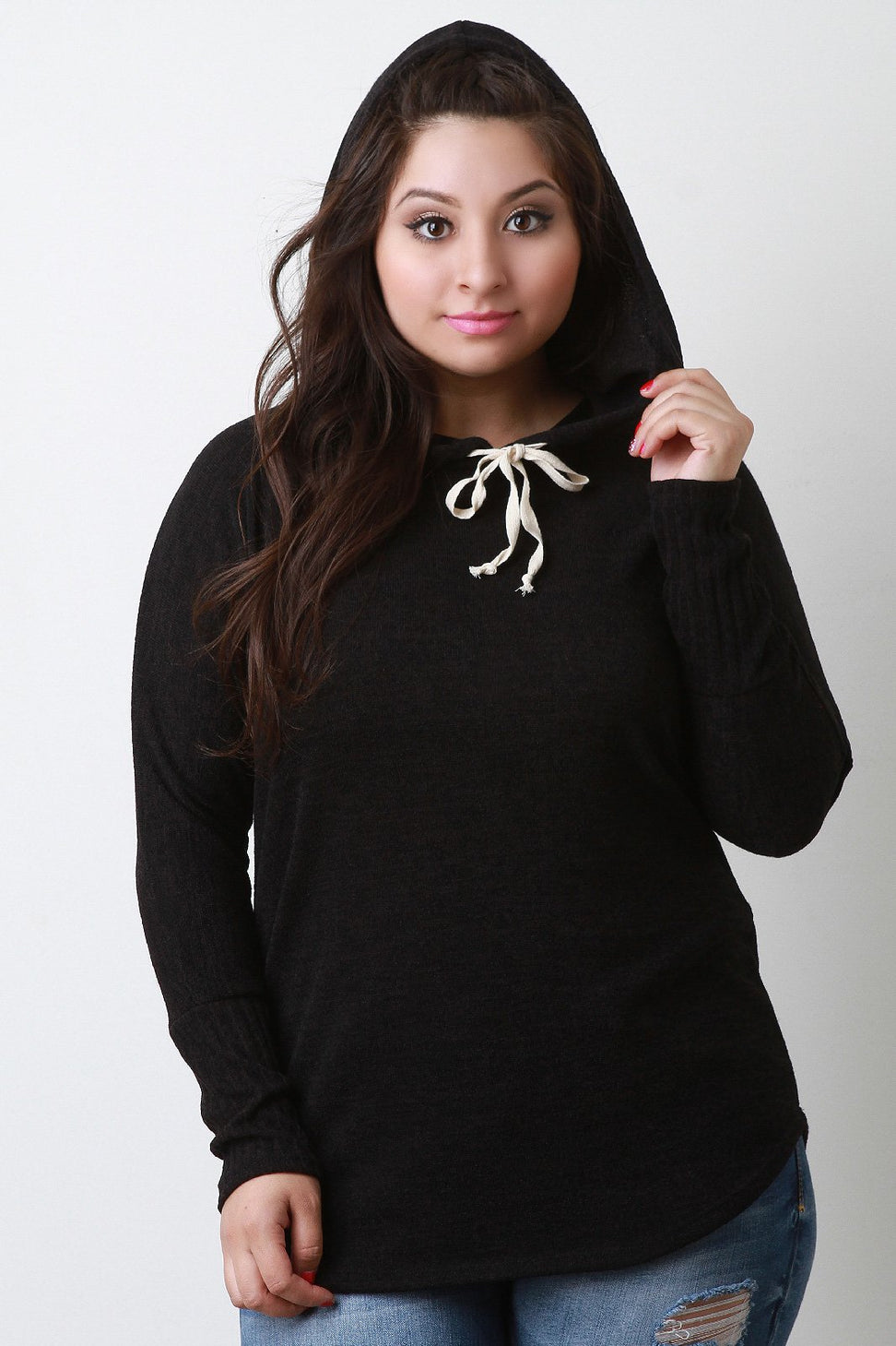 Hooded Long Sleeves Top