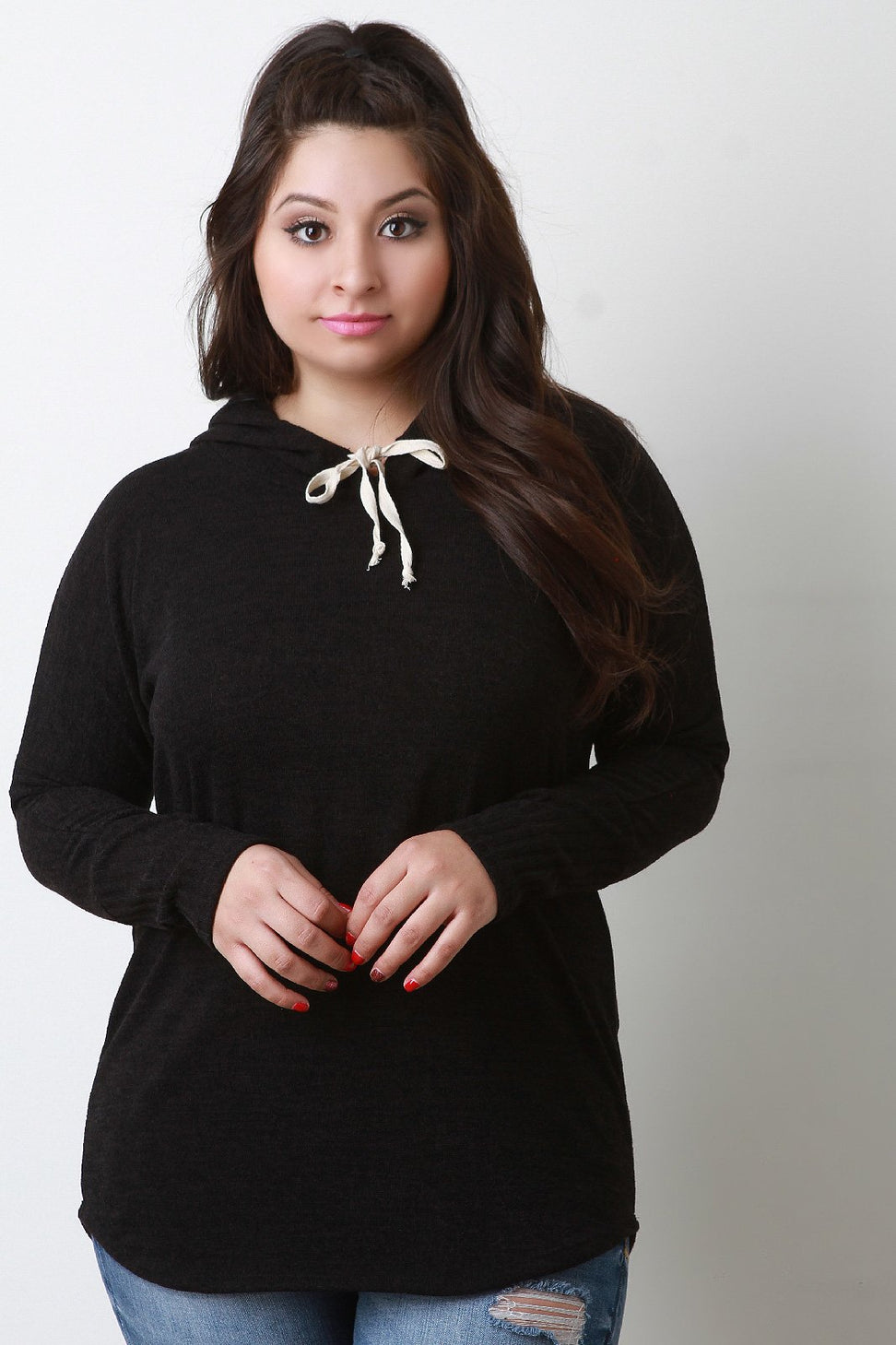 Hooded Long Sleeves Top