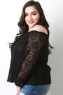 Off The Shoulder Lace Top